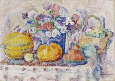Flowers and Fruit of Provence, 1890-1917. Creator: Lucie Cousturier