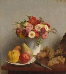 Flowers and fruits, 1865