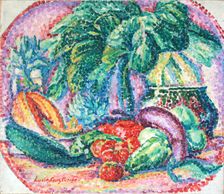 Flowers and fruits. Creator: Cousturier, Lucie (1870-1925)