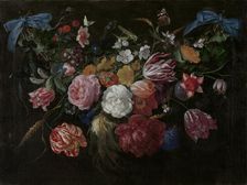 Flowers and Insects, c1630-1680. Creator: Jan Davidsz de Heem