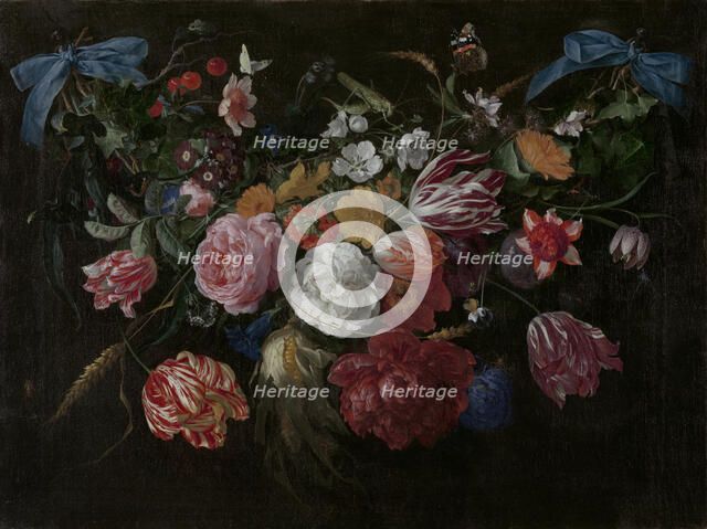 Flowers and Insects, c1630-1680. Creator: Jan Davidsz de Heem.