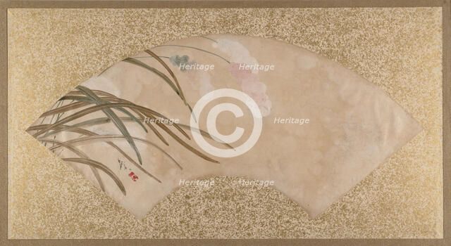 Flowers and Leaves, late 19th century. Creator: Shibata Zeshin.