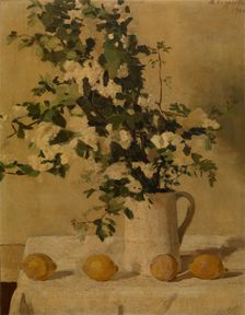 Flowers and Lemons, 1900. Creator: Albéric Coppieters