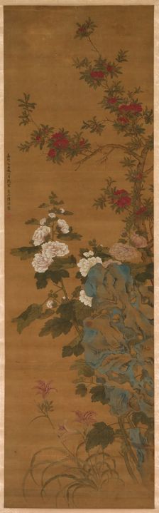 Flowers and Rocks, 1368- 1644. Creator: Unknown