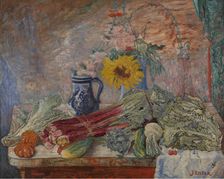 Flowers and Vegetables, 1896. Creator: James Ensor