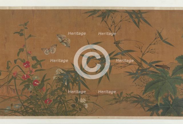 Flowers, Birds, and Insects, 15th century. Creator: Unknown.