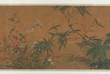 Flowers, Birds, and Insects, 15th century. Creator: Unknown