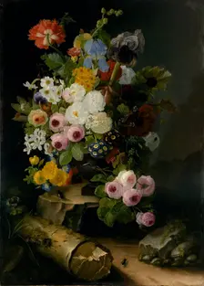 Flowers, c1800. Creator: Jan van Os