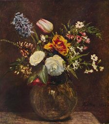 Flowers c19th century. Artist: Henri Fantin-Latour