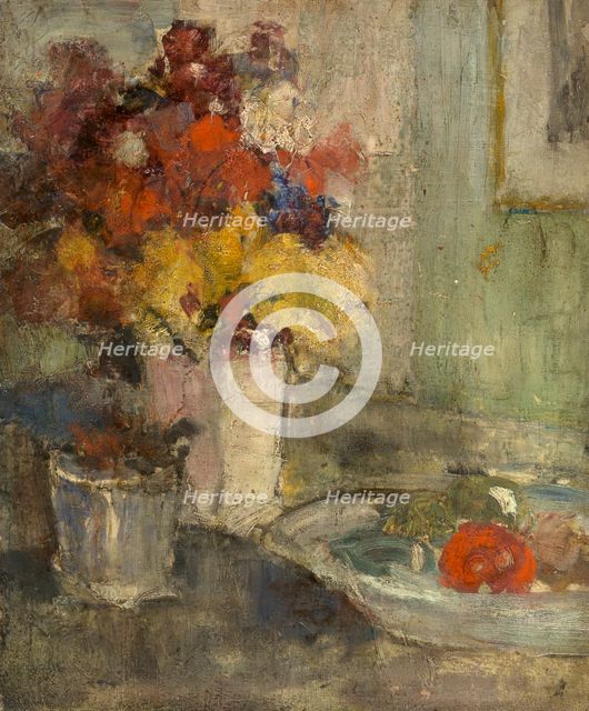 Flowers, early 20th century. Creator: Auguste Oleffe.