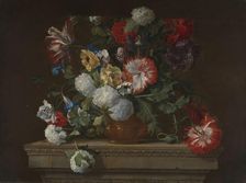Flowers; Flower-piece, between 1655 and 1699. Creator: Jean-Baptisite Monnoyer