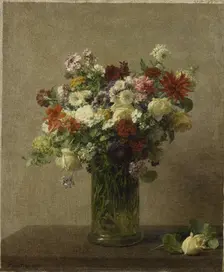 Flowers from Normandy, 1887. Creator: Henri Fantin-Latour