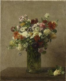 Flowers from Normandy, 1887. Creator: Henri Fantin-Latour