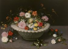 Flowers in a Bowl, 1615. Creator: Jan Brueghel the Elder