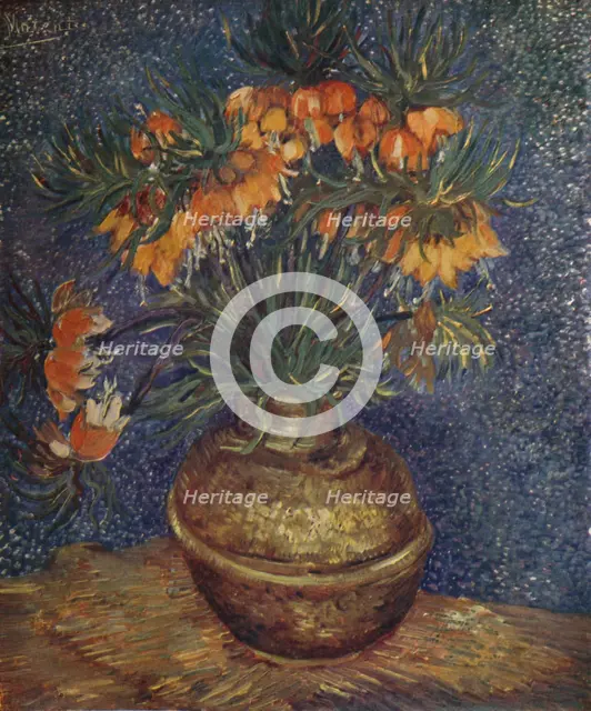 'Flowers in a Brass Vase', 1887, (1923). Artist: Vincent van Gogh.