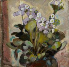 Flowers in a Pot, 1916. Creator: Yrjö Aleksander Ollila