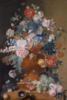 Flowers in a Terracotta Vase 18th century