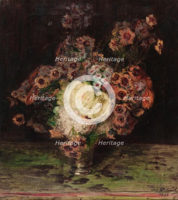 Flowers in a vase, 1898. Creator: Jacques Emile Blanche.