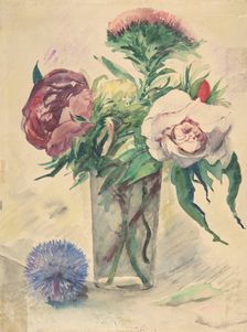 Flowers in a Vase, ca. 1884-1904. Creator: Zacharie Astruc