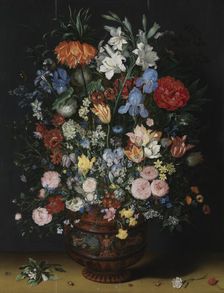 Flowers in a Vase, c1620-1690. Creator: Jan Brueghel the Younger