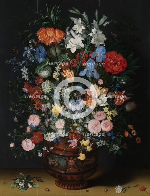 Flowers in a Vase, c1620-1690. Creator: Jan Brueghel the Younger.