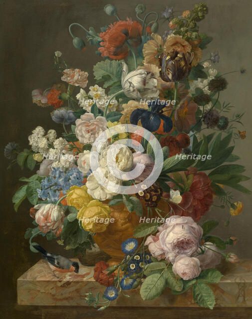 Flowers in a Vase, c1780-1840. Creator: Jan Frans Eliaerts.