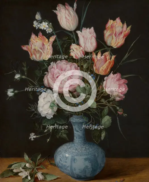 Flowers in a Wan-Li Vase, c1610-1615. Creator: Jan Brueghel the Elder.