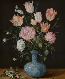 Flowers in a Wan-Li Vase, c1610-1615. Creator: Jan Brueghel the Elder