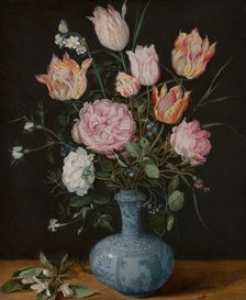Flowers in a Wan-Li Vase, c1610-1615. Creator: Jan Brueghel the Elder