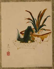 Flowers in Jardinieres, . Creator: Shibata Zeshin