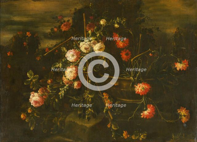 Flowers in Nature, 1730-1740. Creator: Unknown.