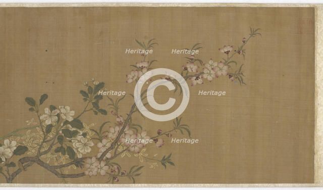 Flowers, Ming dynasty, 16th-17th century. Creator: Unknown.