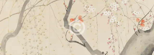 Flowers of the Four Seasons, 1815. Creator: After Sakai H?itsu (Japanese, 1761-1828).