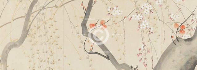 Flowers of the Four Seasons, 1815. Creator: After Sakai H?itsu (Japanese, 1761-1828).