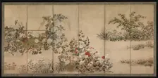 Flowers of the Four Seasons, mid-1600s. Creator: Kitagawa S?setsu (Japanese, active 1639-50)