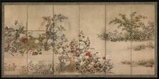 Flowers of the Four Seasons, mid-1600s. Creator: Kitagawa S?setsu (Japanese, active 1639-50)