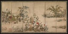 Flowers of the Four Seasons, mid-1600s. Creator: Kitagawa S?setsu (Japanese, active 1639-50)