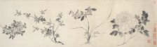 Flowers of the Four Seasons, Ming dynasty (1368-1644), 1599. Creator: Chen Jiayan