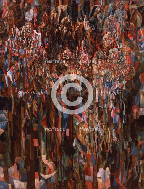 Flowers of the Flowering time of the World, 1915. Artist: Filonov, Pavel Nikolayevich (1883-1941)