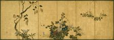 Flowers of Autumn and Winter, 19th century. Creator: Suzuki Kiitsu