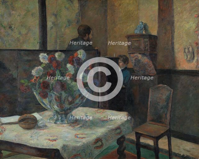 Flowers, Still Life, 1881. Creator: Paul Gauguin.