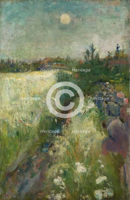 Flowery Meadow at Veierland, 1887. Creator: Edvard Munch.