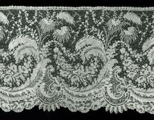 Flounce, Belgium, 1860s. Creator: Unknown