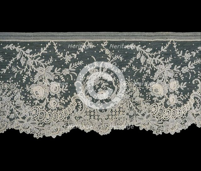 Flounce, Belgium, 1875/1900. Creator: Unknown.