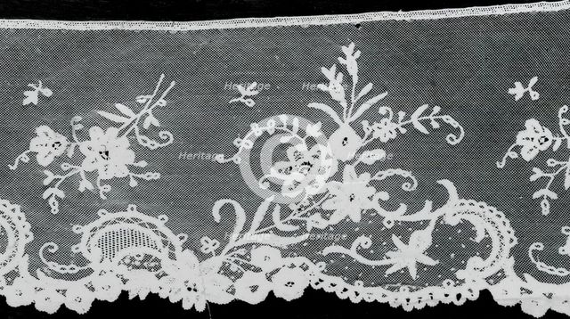 Flounce, Belgium, 1875/1900. Creator: Unknown.