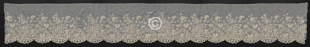 Flounce, early 1800s. Creator: Unknown.
