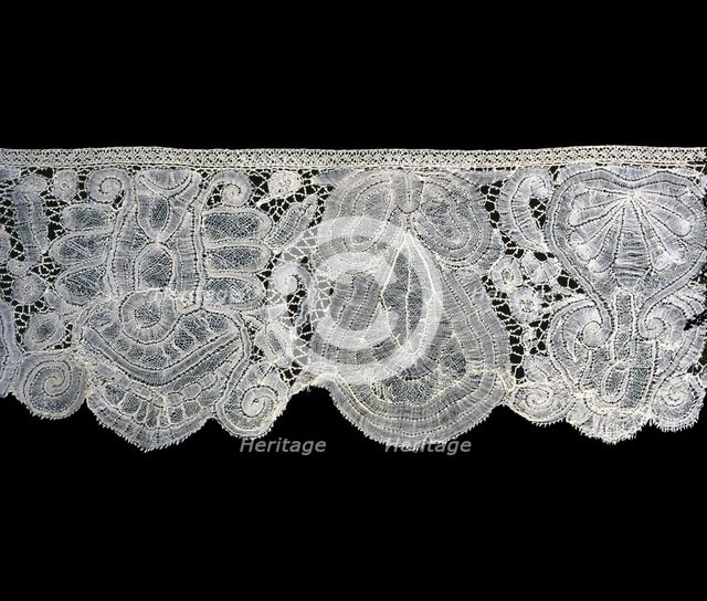 Flounce (Furnishing), Flanders, 1725/1800. Creator: Unknown.