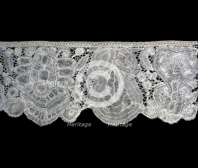 Flounce (Furnishing), Flanders, 1725/1800. Creator: Unknown.