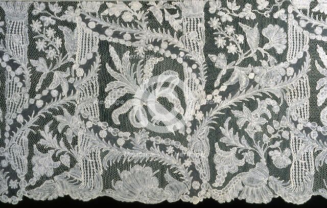 Flounce (Furnishing), Flanders, 1750/75. Creator: Unknown.