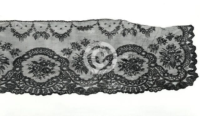 Flounce (Incomplete), England, 1850/75. Creator: Unknown.